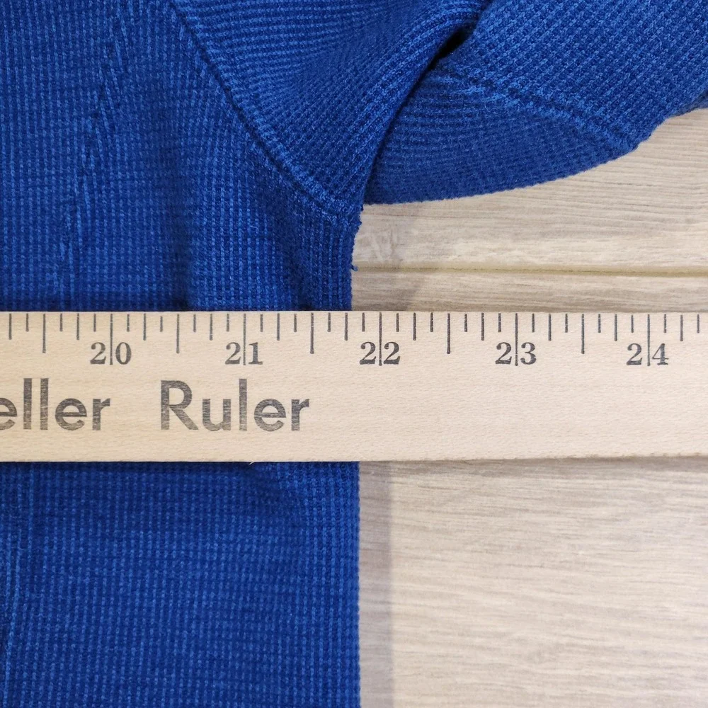 Outdoor‎ Research Jacket Mens Large Blue Hooded Fleece Full Zip Pockets 50940